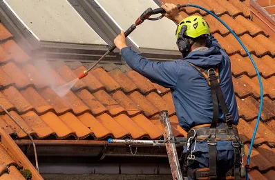 Démoussage et hydrofuge de toiture à Fontenille